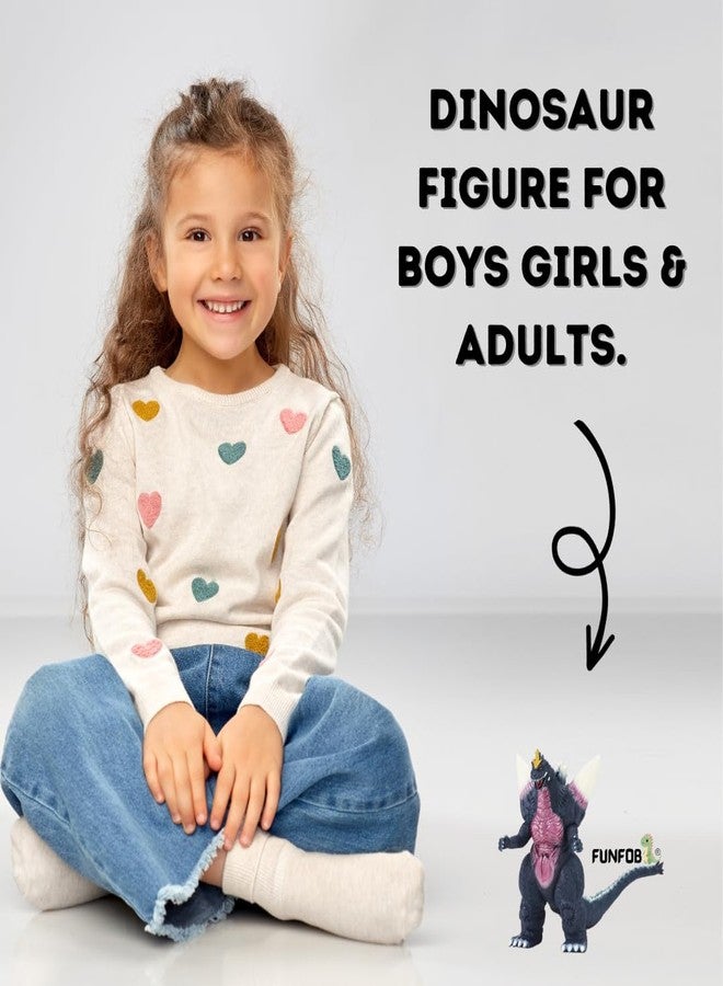 Funfob Dinosaur Toys for Kids Height-15 X 32CM PVC Dinosaur Action Figures Material PVC Model Toy Gifts for Kids Adults | Medium Purple Dino - Image 4